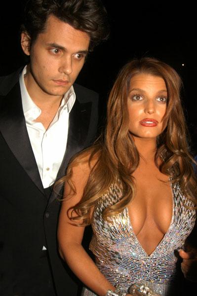 Jessica Simpson and John Mayer at "Poiret: King of Fashion"