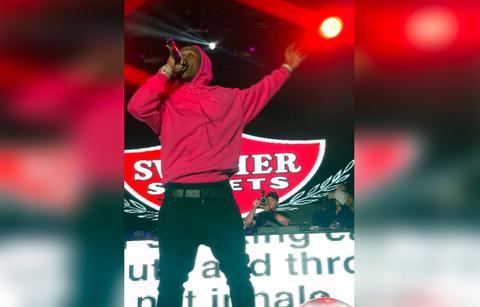 Swisher Sweets’ Artist, DaBaby, performs with Shaq at Shaq’s Fun House Miami