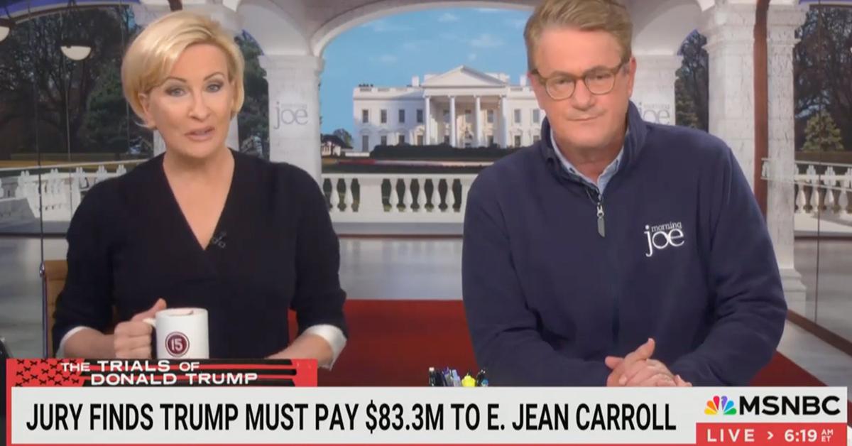 donald trump ex friend joe morning msnbc host slams ex president e jean carroll  million judgment