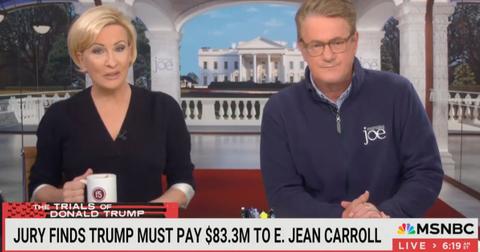 donald trump ex friend joe morning msnbc host slams ex president e jean carroll million judgment