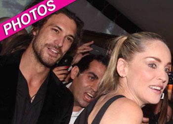 //sharon stone date martin mica model