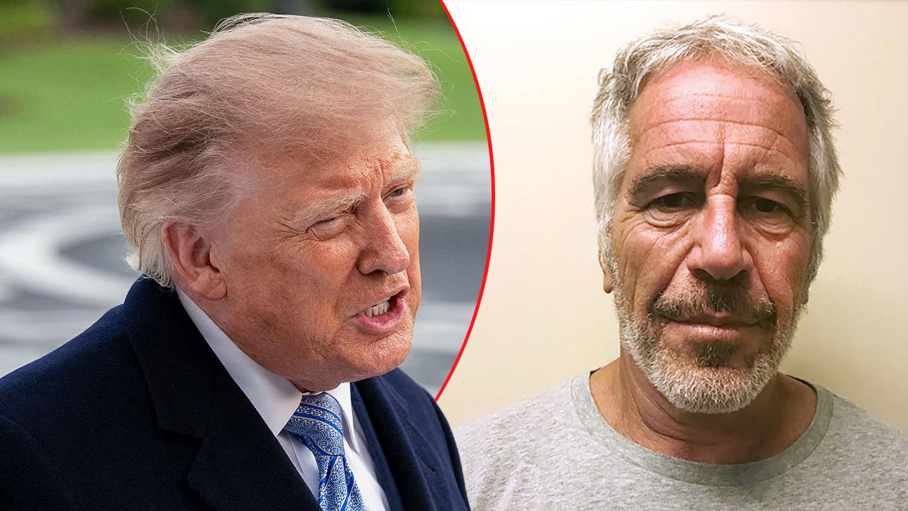 Photo of Donald Trump, Jeffrey Epstein