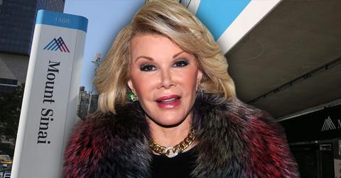 //joan rivers mt sinai private room