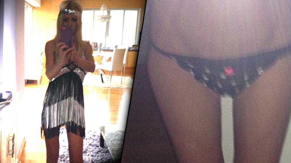 Tara Reid raises concern over thigh gap in half-naked underwear selfie -  OK! Magazine