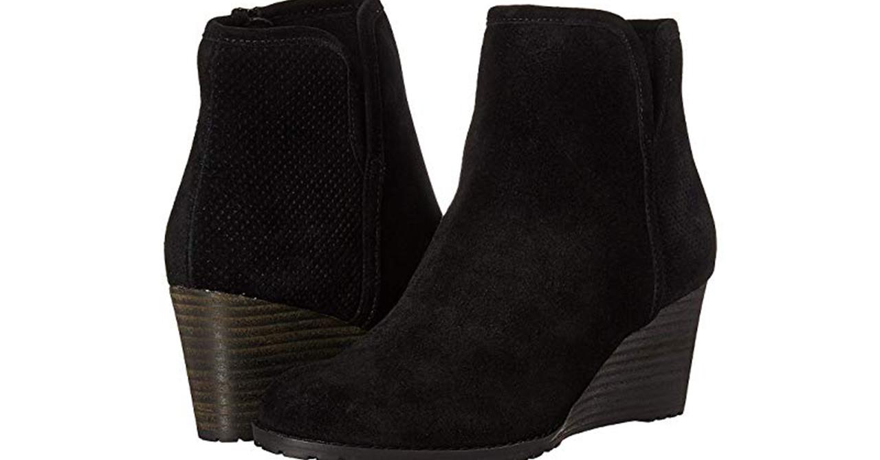 rockport wedge booties