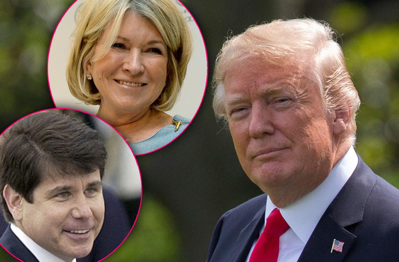 //Donald Trump Pardoning Martha Stewart Rod Blagojevich pp