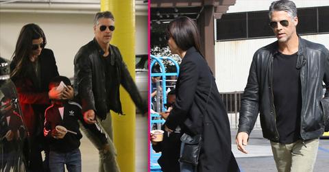 Sandra Bullock & Son Louis With Bryan Randall Photos