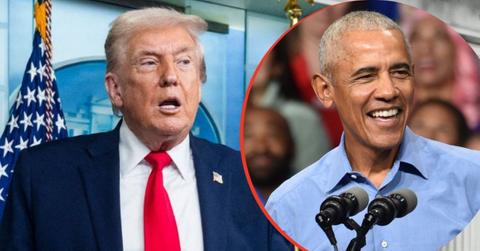 split image of Donald Trump and Barack Obama