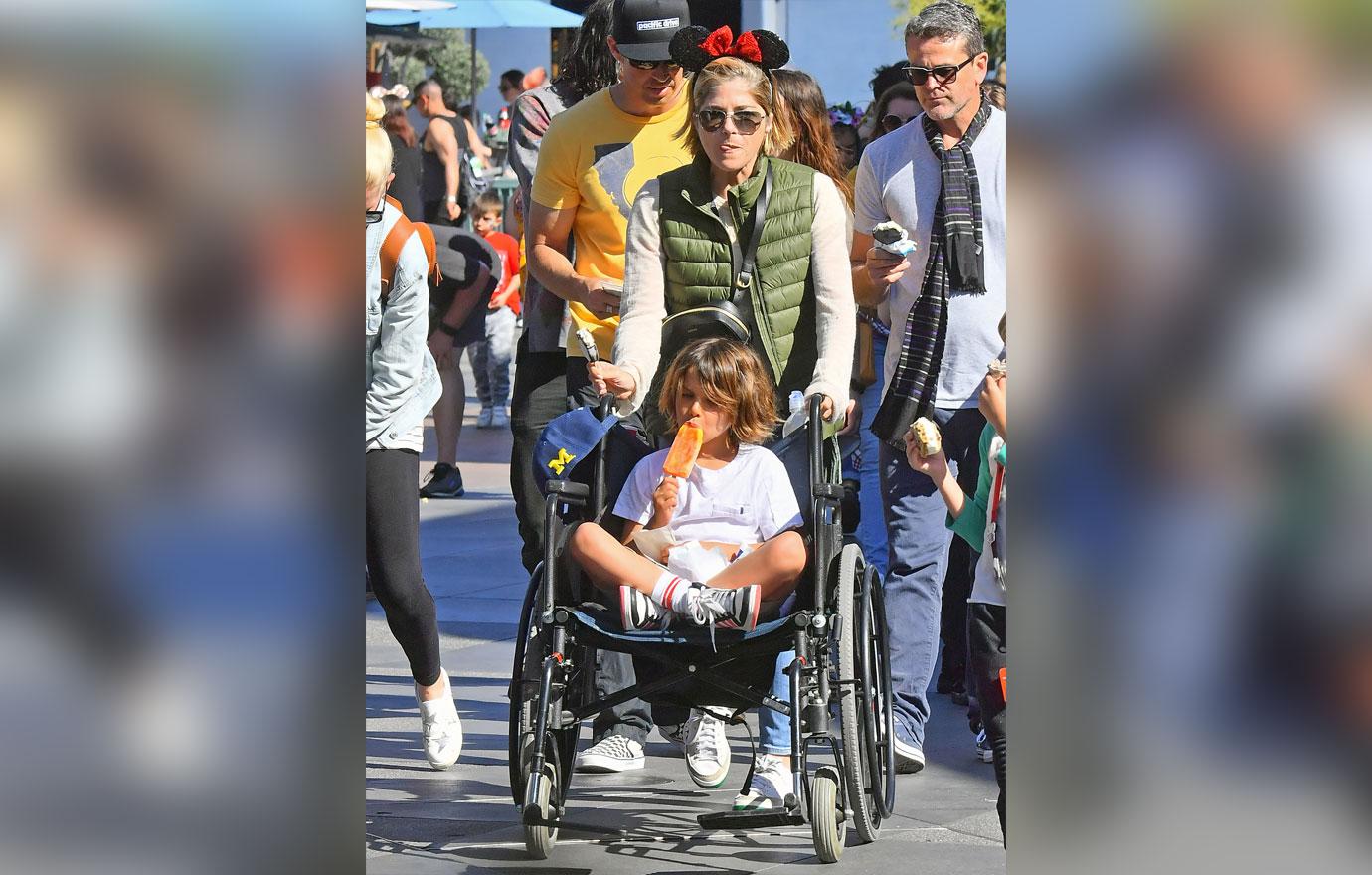 MS Stricken Selma Blair Has Disneyland Fun with Friends and Family