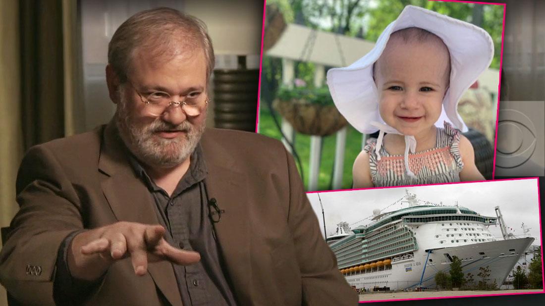 Salvatore “Sam” Annello Grandfather Facing Negligent Homicide Charges Inset Chloe Wiegand, Inset The Freedom of the Seas Cruise Ship