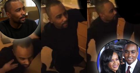 Nick Gordon Falls Down Drunk