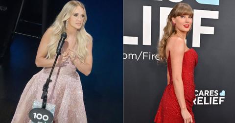 photo of carrie underwood and taylor swift
