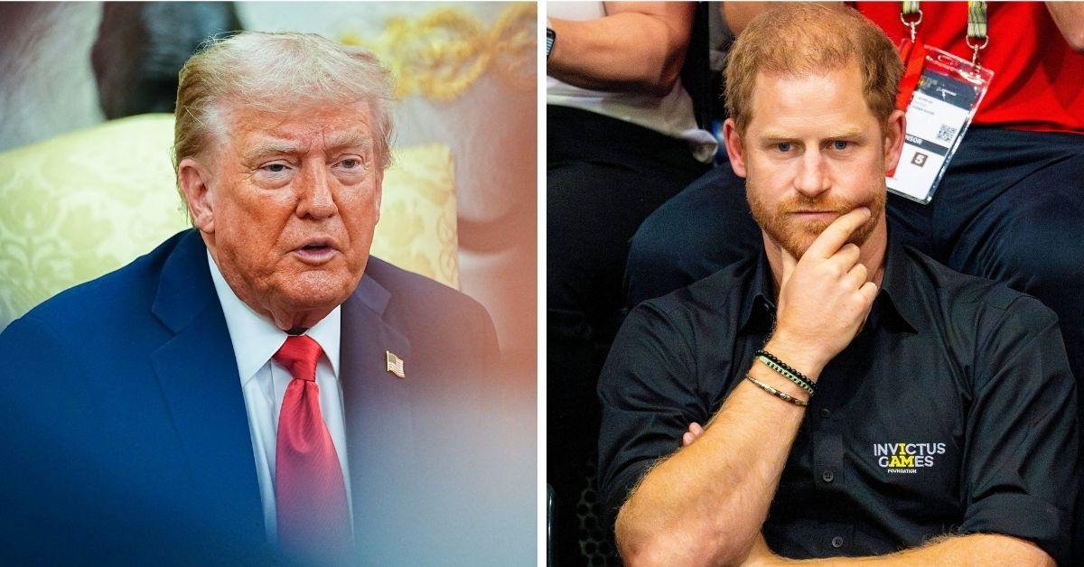 Photo of Donald Trump and Prince Harry