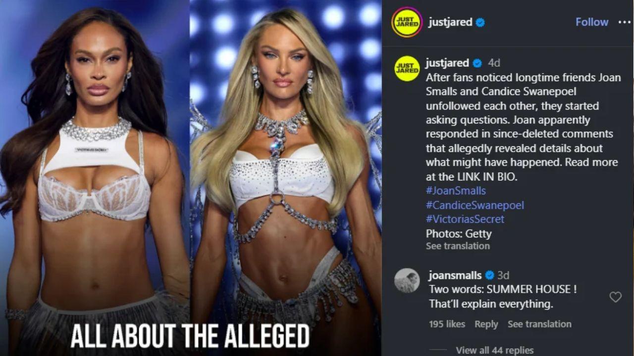 Joan Smalls called Candice Swanepoel unfollowed each other on Instagram