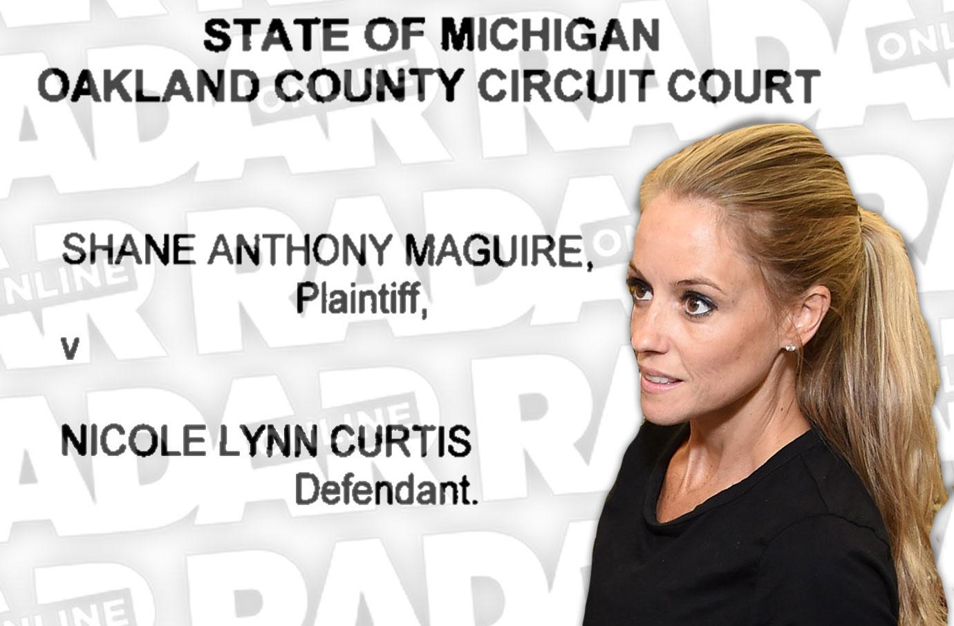 nicole curtis custody battle shane maguire baby harper new agreement