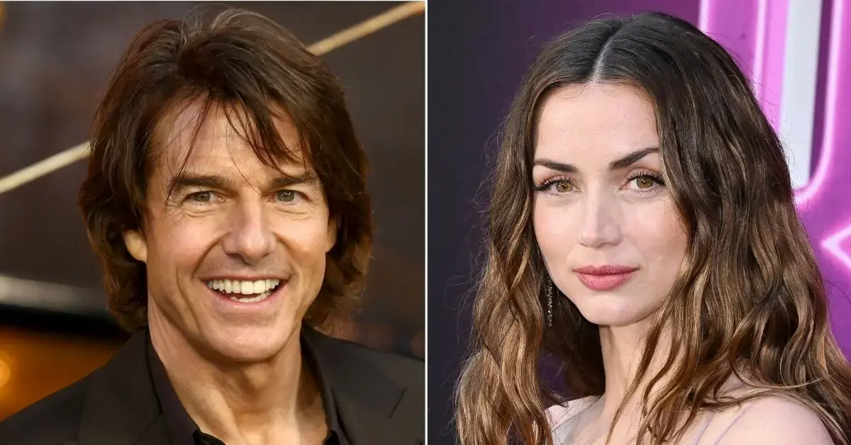 Split photo of Tom Cruise, Ana de Armas