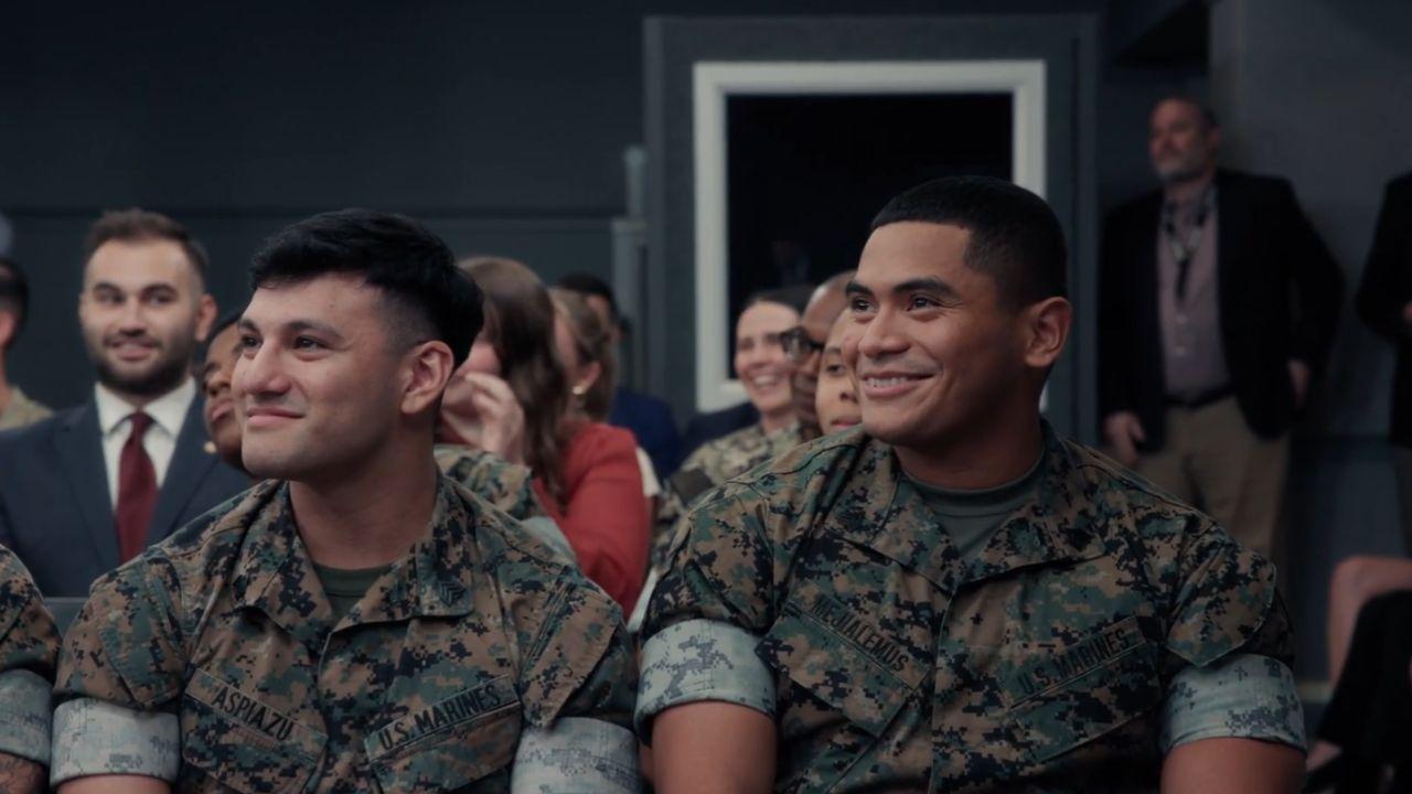 A photo of servicemen and women