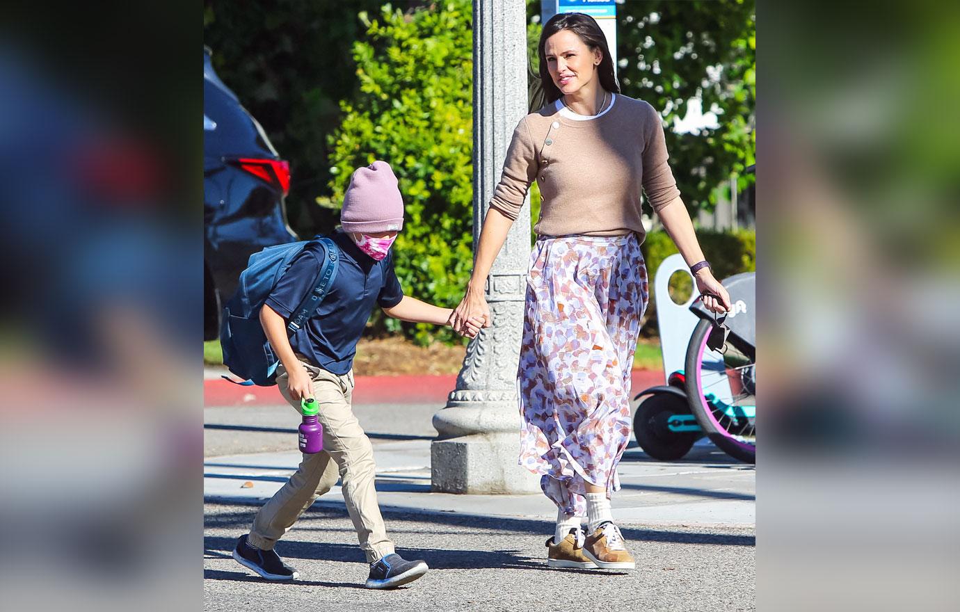 jennifer garner samuel affleck los angeles parenting