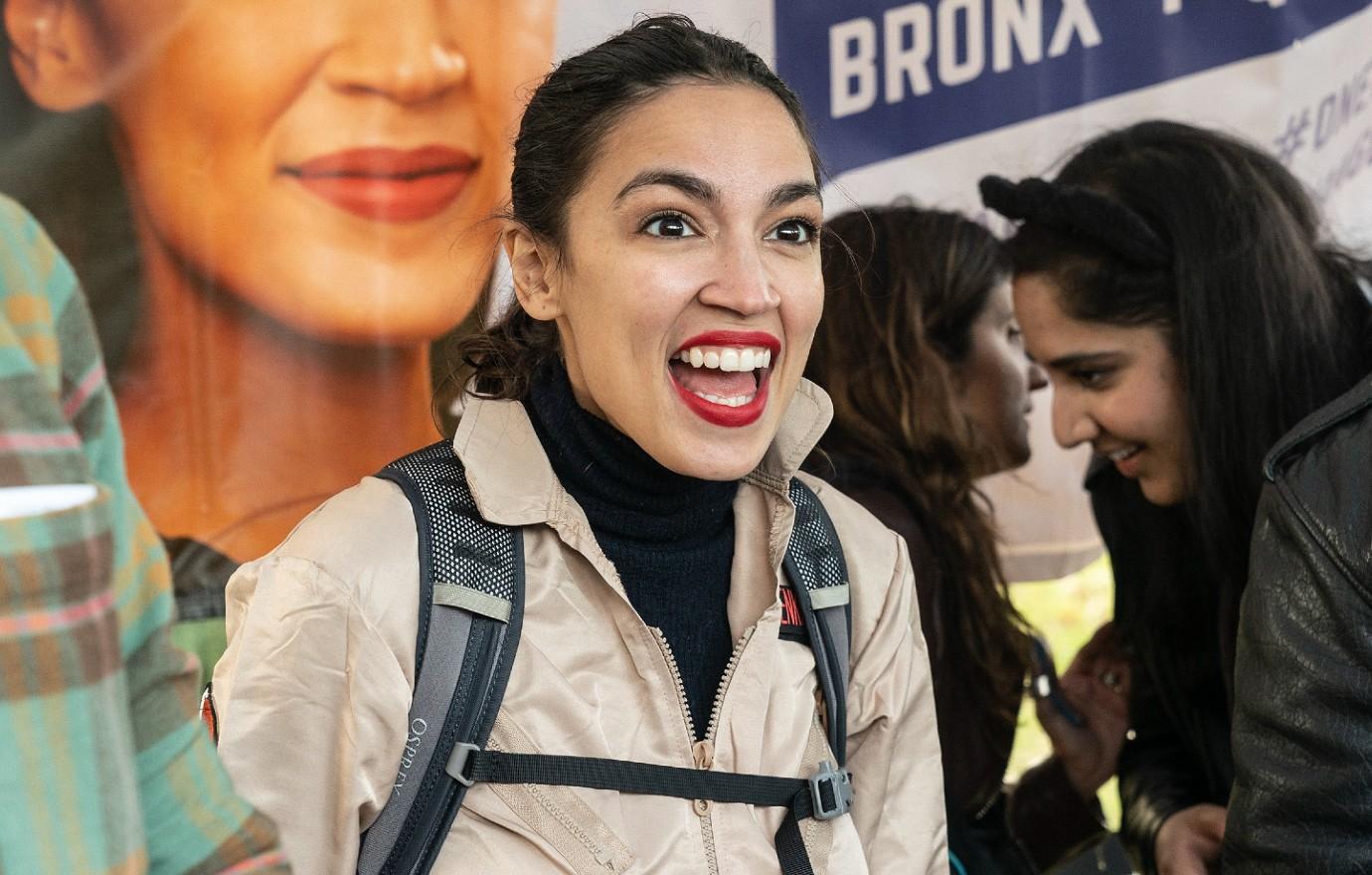 AOC Smiles As She's Arrested During Roe V. Wade Protest