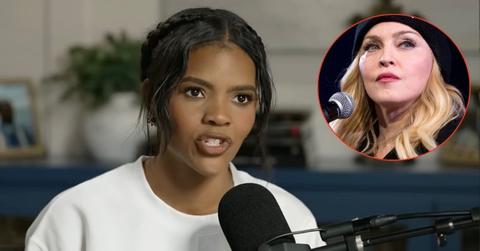 Composite photo of Candace Owens and Madonna