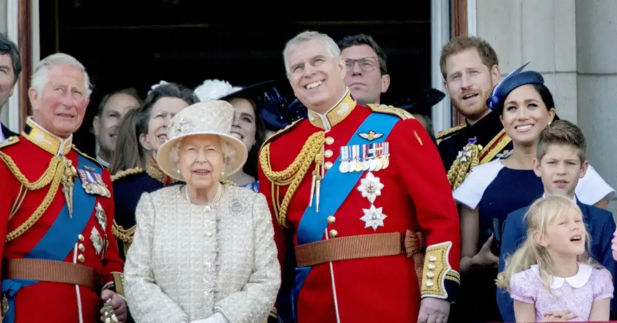 Photo of Queen Elizabeth, Prince Andrew