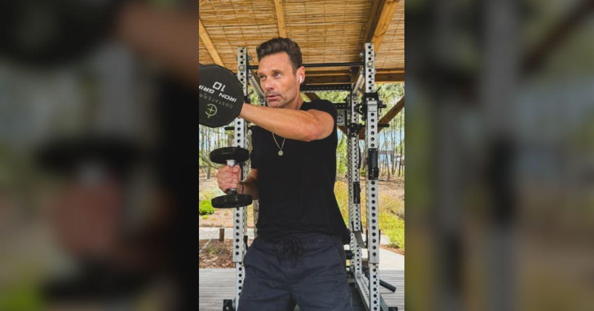 Ryan Seacrest was said to be targeting every muscle group in his daily workouts.