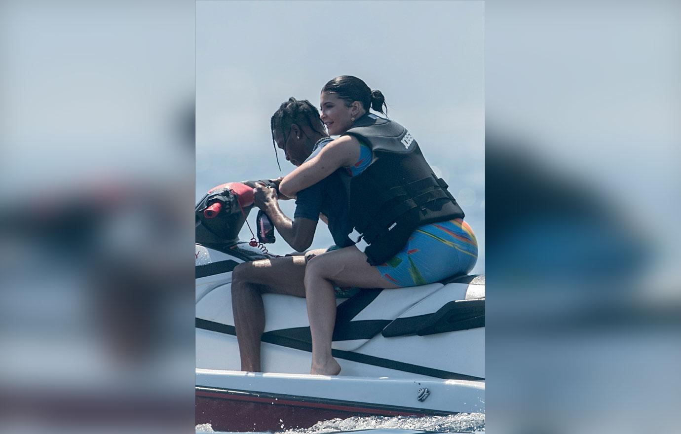 Kylie Jenner Rides On Yacht While Jordyn Woods Stays In LA