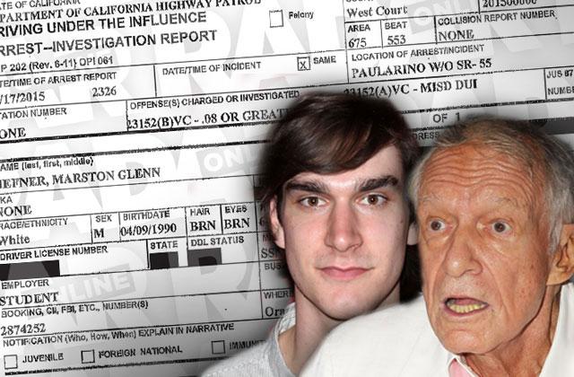 hugh hefner son martson hefner arrested dui