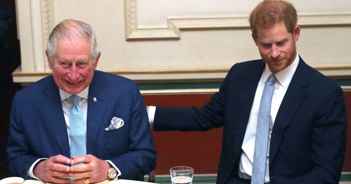 Photo of Prince Harry and King Charles