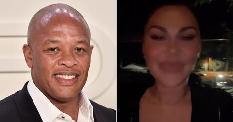 dr dre alleged baby mama kili anderson attends super bowl party nicole young million divorce pp