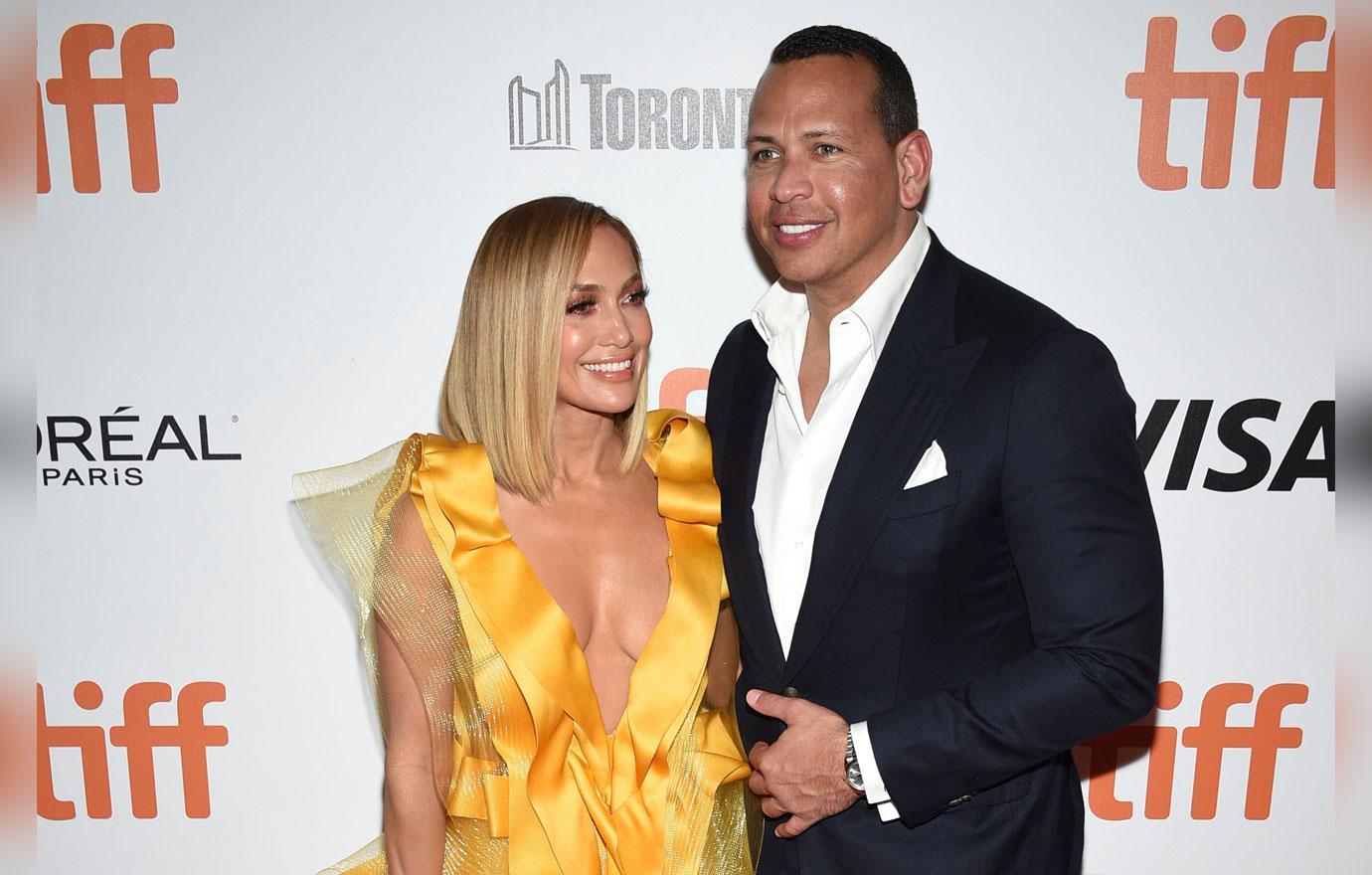 Jennifer Lopez And Alex Rodriguez Attend The "Hustlers" premiere