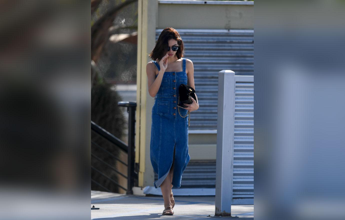 Jenna Dewan Takes Dog To The Vet