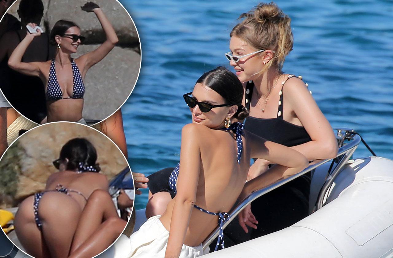 Goddesses' Emily Ratajkowski and Gigi Hadid set sail on luxury yacht trip  in Mykonos, London Evening Standard