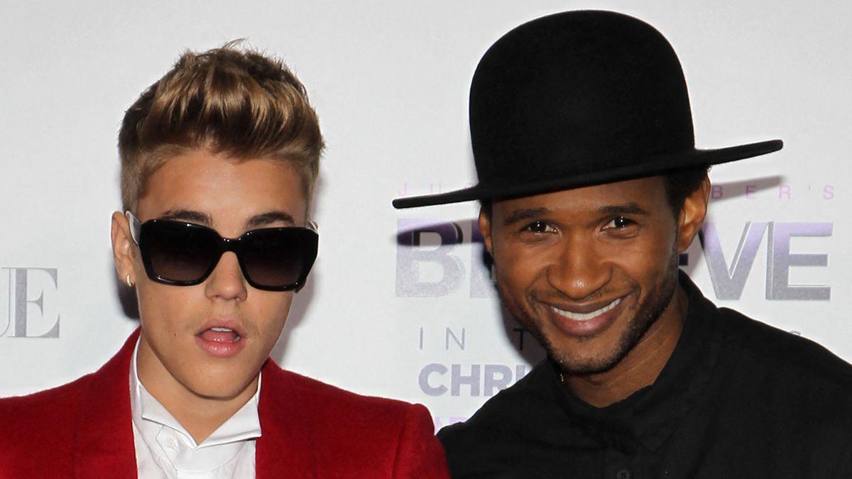 picture of Justin Bieber and Usher