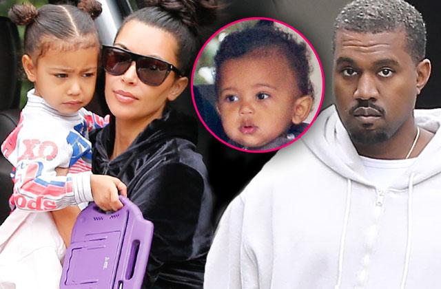 Kanye West Kim Kardashian Divorce Rumors Kids Party Pics