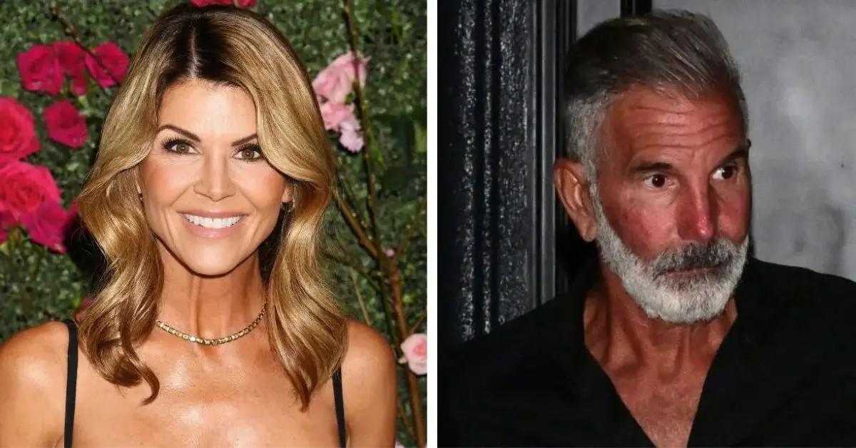 split photo of lori loughlin and Mossimo Giannulli 