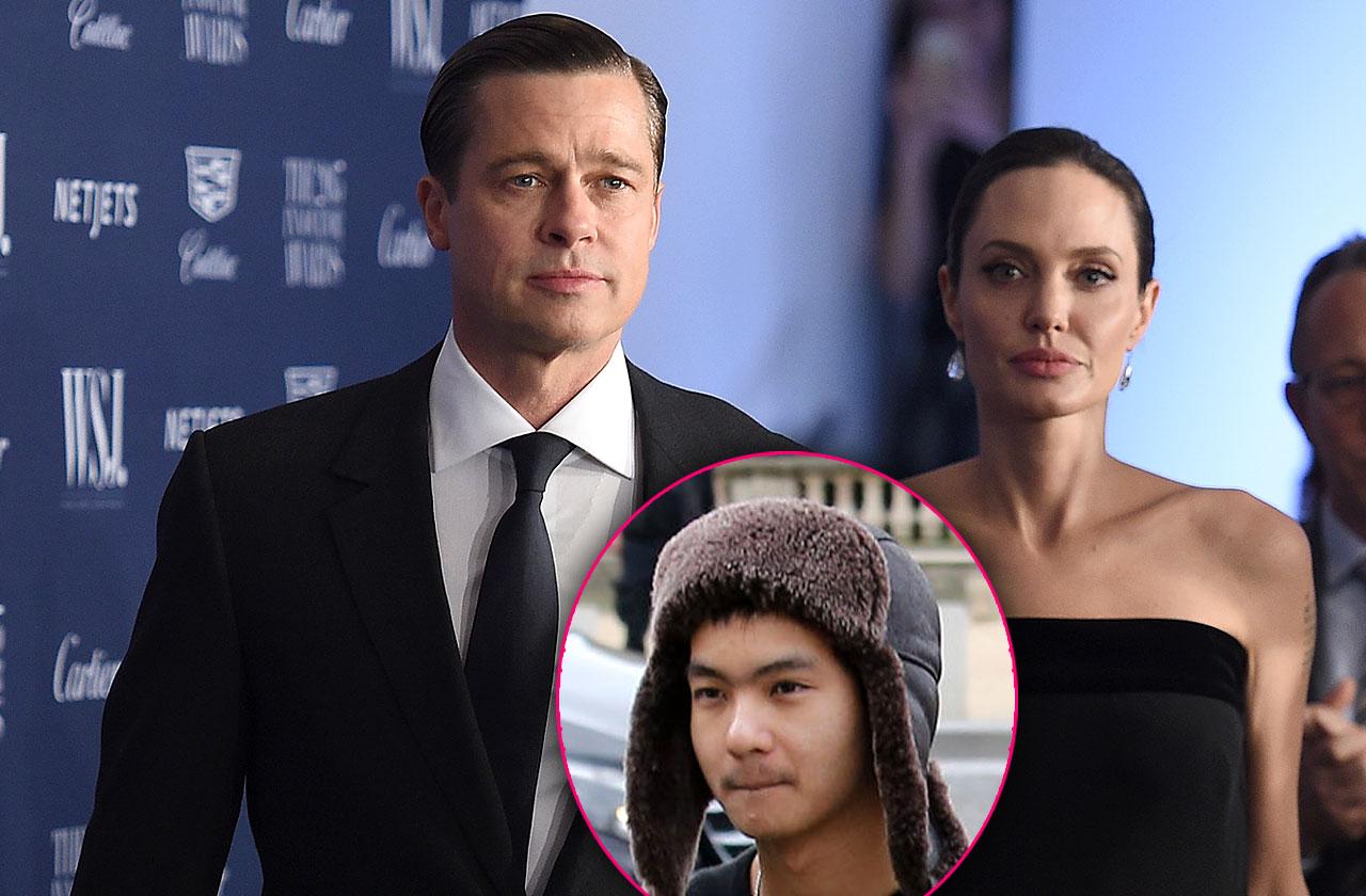 angelina jolie feud brad pitt son maddox flees bitter battle