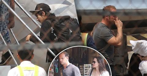 //angelina jolie bodyguard kids private plane divorce pp