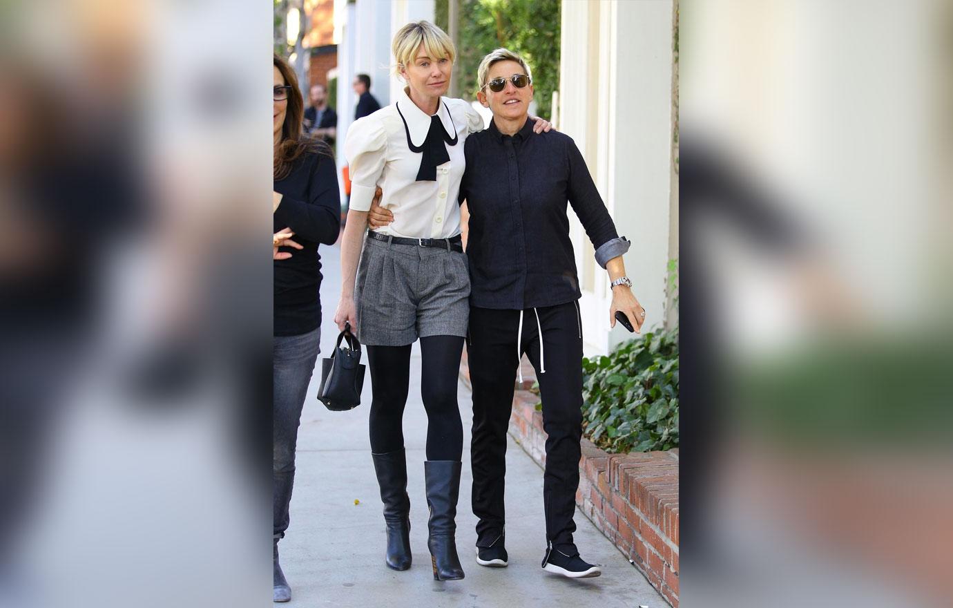 Ellen Degeneres Portia De Rossi Step Out Vow Renewal Soon