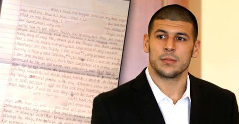 //aaron hernandez prison letter will be free some day hunk pp