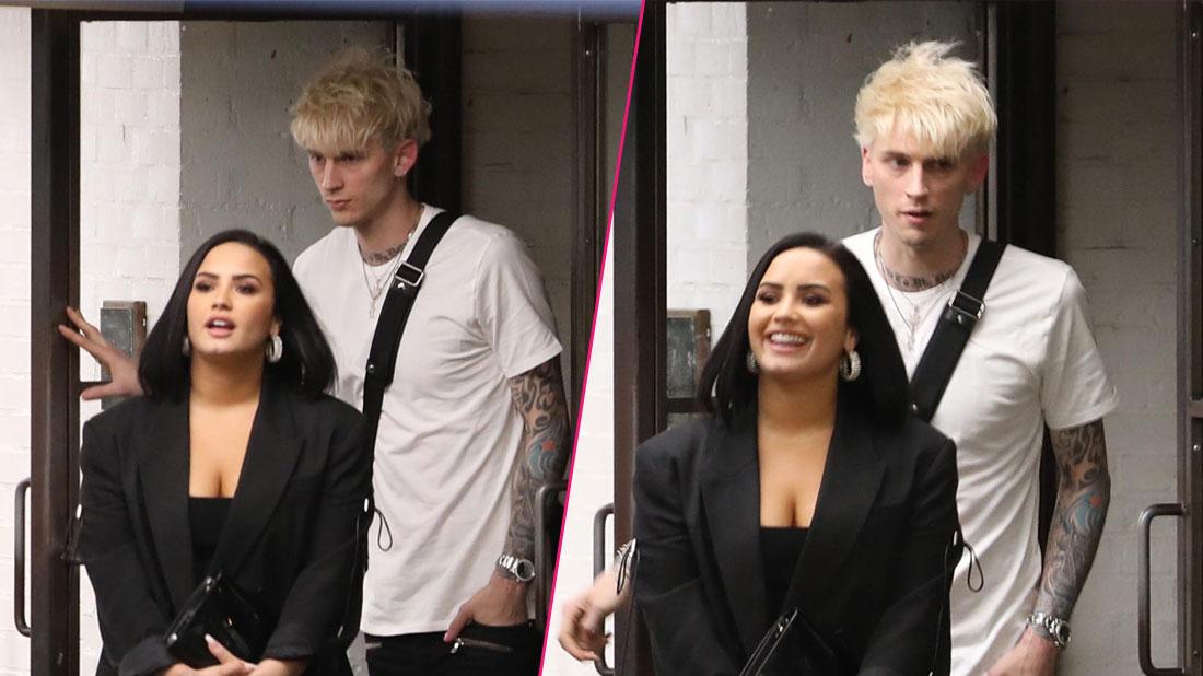 Demi Lovato Spotted In L.A. With Rapper Machine Gun Kelly