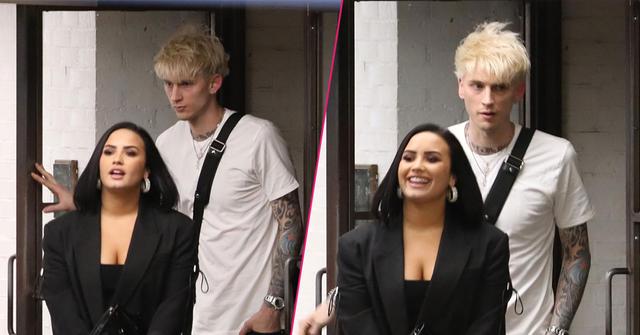 Demi Lovato Spotted In L.A. With Rapper Machine Gun Kelly