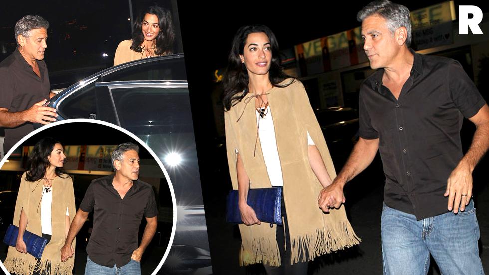 George Clooney Amal Alamuddin Valentines Date