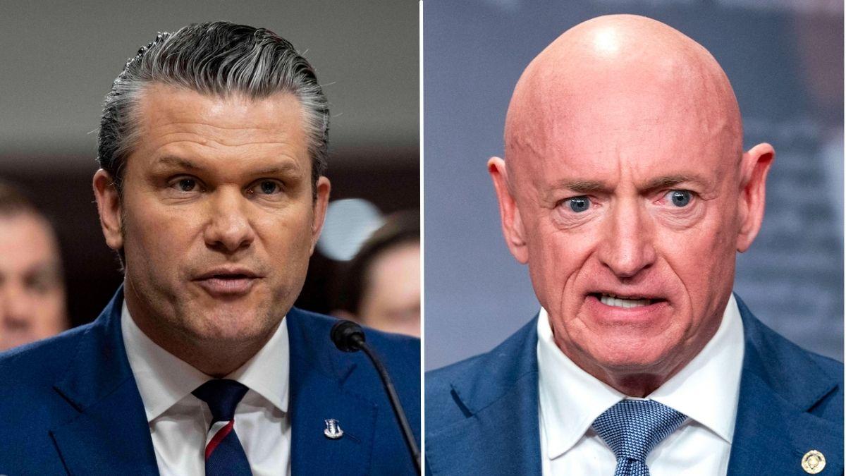 Photo of Pete Hegseth, Mark Kelly