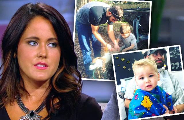 //jenelle evans boyfriend david slams son pp