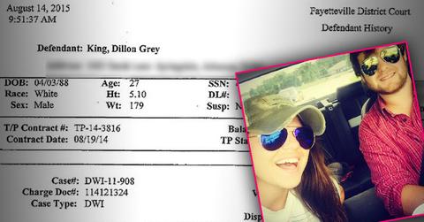 //amy duggar fiance dillon king dui pp sl