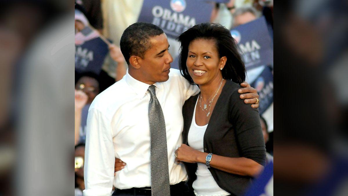 Photo of Michelle and Barack Obama