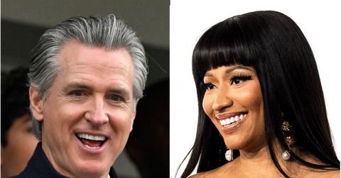 picture of Gavin Newsom and Ninki Minaj