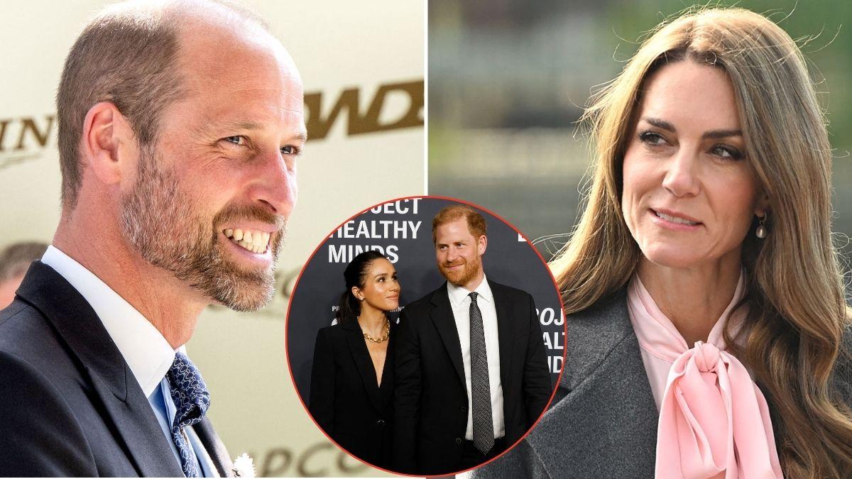 picture of Prince William, Kate MIddleton, Prince Harry and Meghan Markle