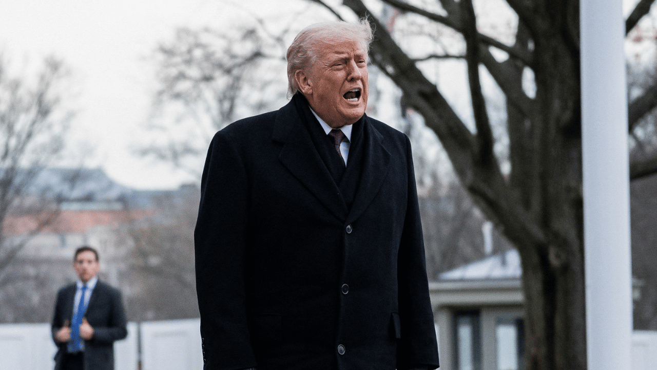 The president did not tell staffers or reporters they could have been in danger.